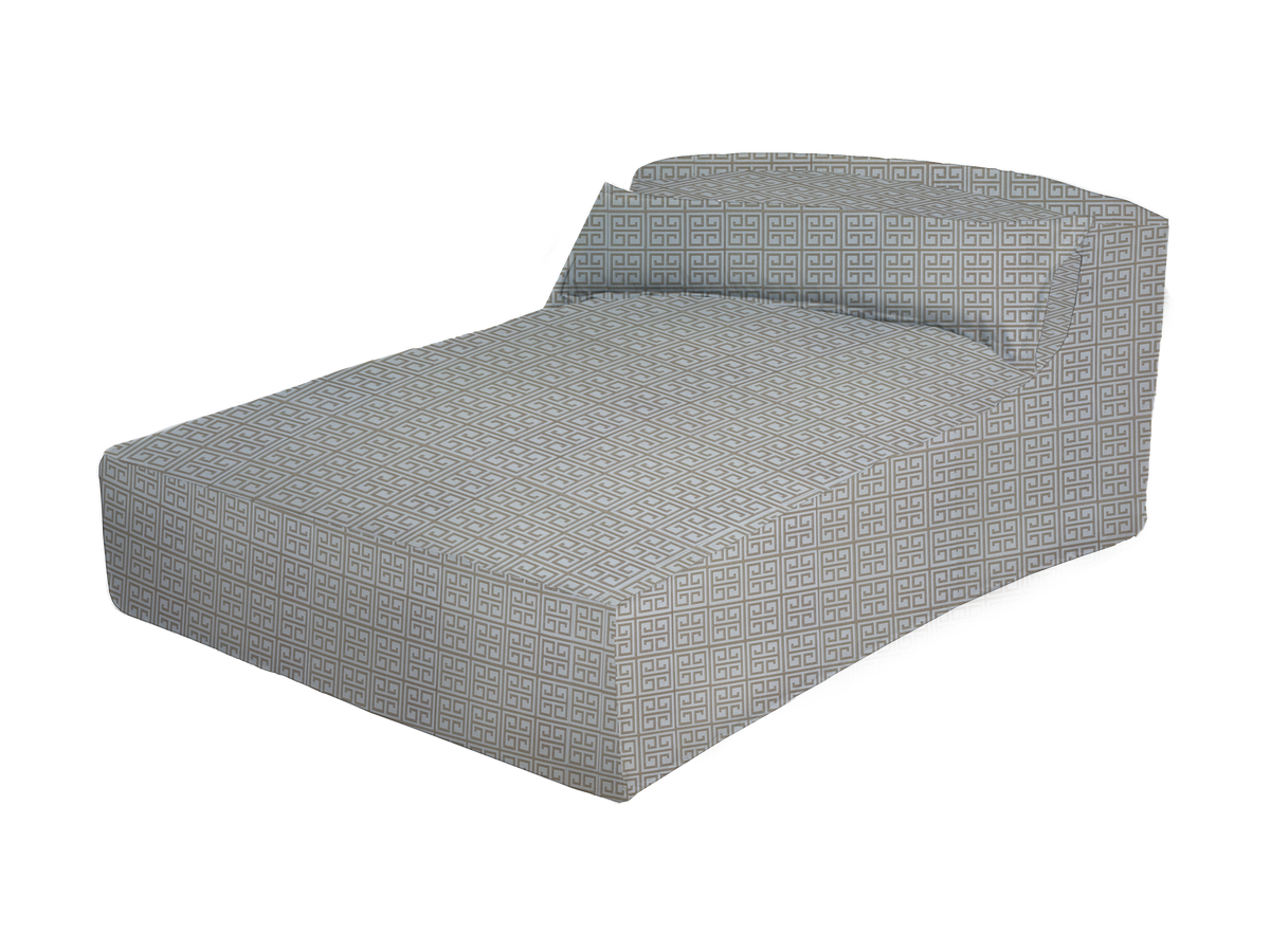 Canvas pool loungers Single and Double Little Beanbag Co