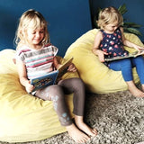 Teardrop corduroy beanbags