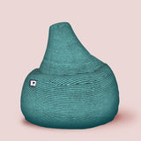 Teardrop corduroy beanbags