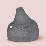 Teardrop corduroy beanbags