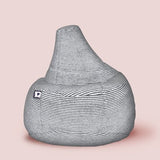 Teardrop corduroy beanbags