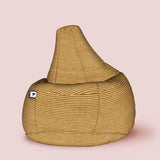 Teardrop corduroy beanbags