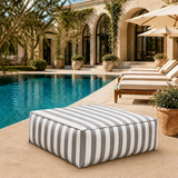 Ottoman (Striped- Patio 2)