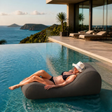 Rounded Pool Loungers - (Plain - Patio 2 )