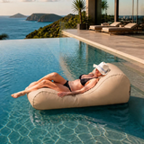 Rounded Pool Loungers - (Plain - Patio 2 )