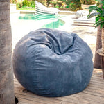 Striped beanbags - round