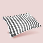 Striped pool cushions