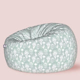 Round patterned beanbags