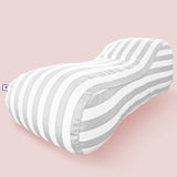 Striped pool loungers - rounded