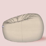 Round canvas beanbag